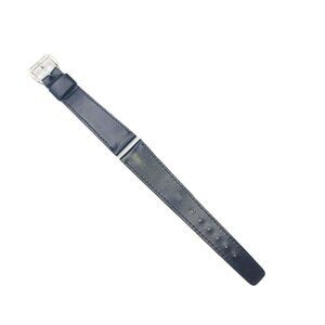 Black Mens Patent Leather Watch Band for 19mm Lugs